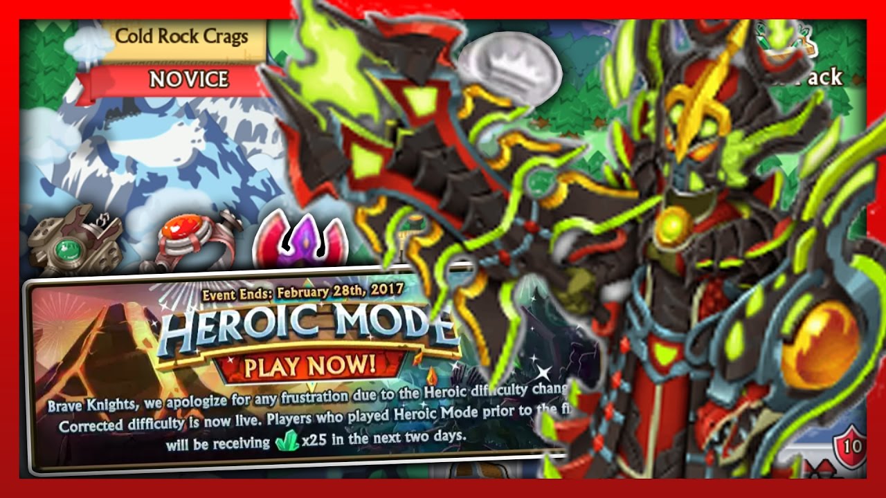 knights and dragons heroic mode knights and dragons heroic mode