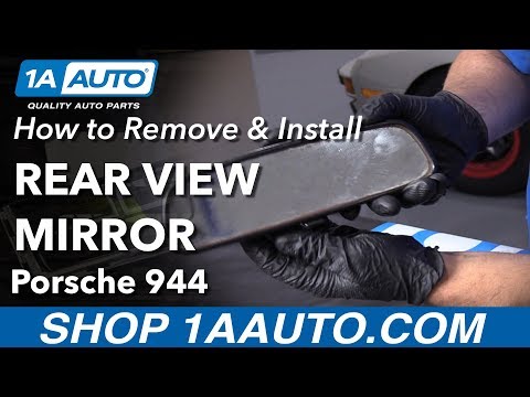 How to Install a Rear View Mirror 82-87 Porsche 944