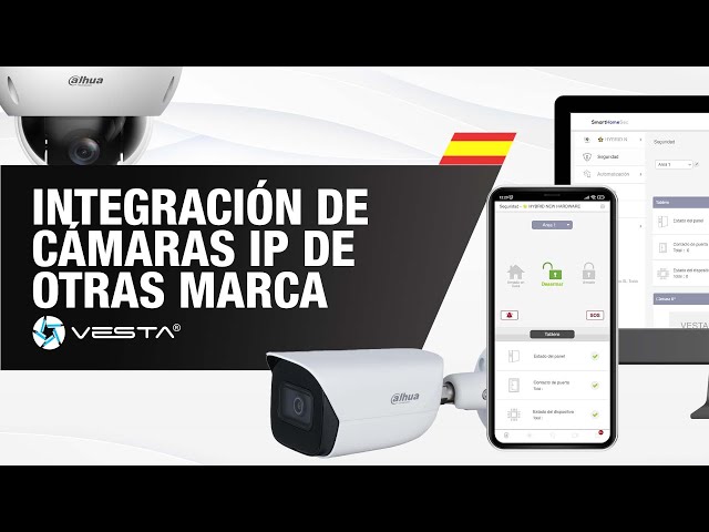 Tipos de cámaras IP wifi para casas con ALARMA VESTA IPVISION