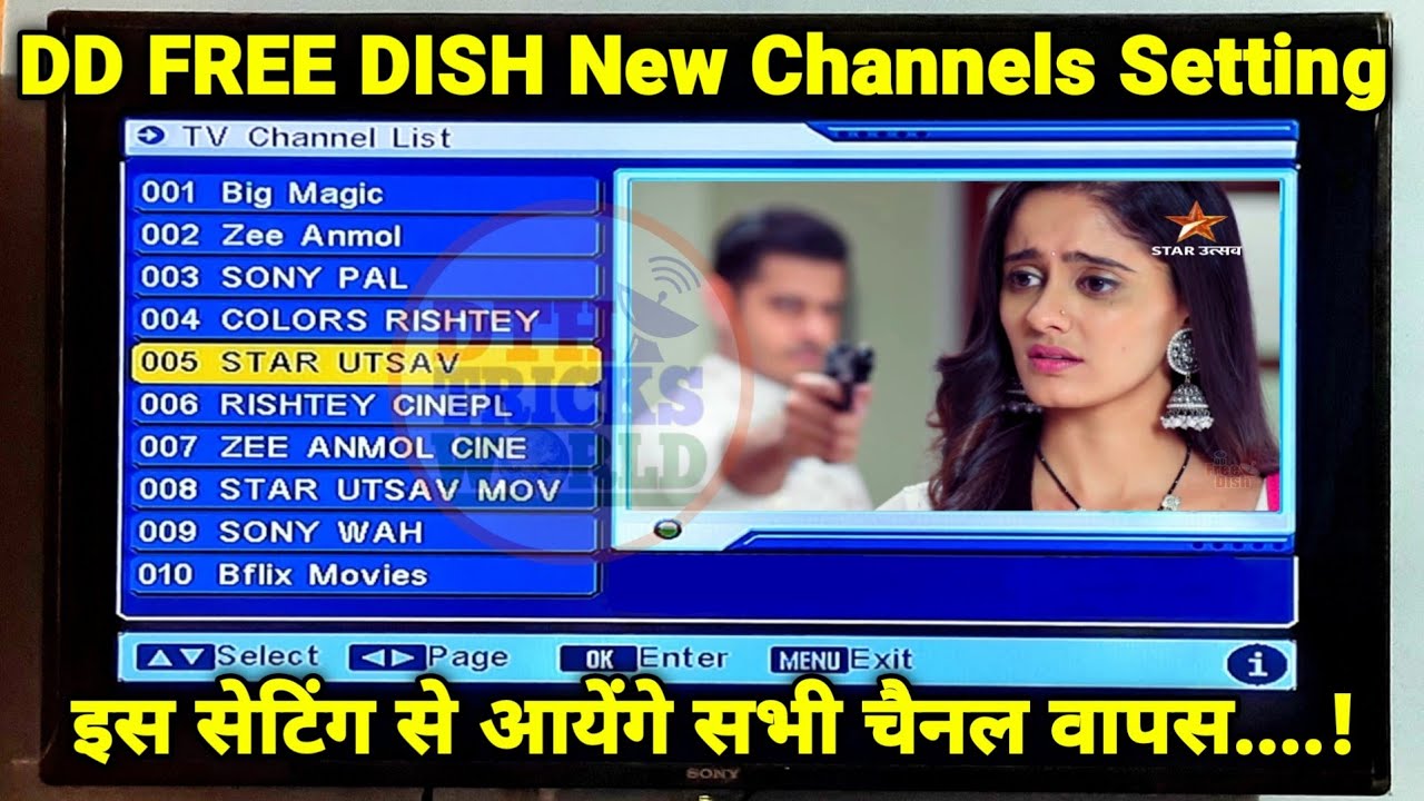 DD Free Dish TV Channel Setting today सभी चैनल आएंगे इस Setting से