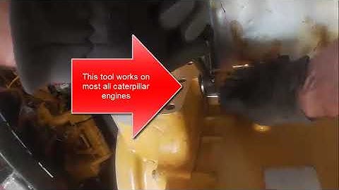 Finding Top Dead Center number # 1 on most Caterpillar engines