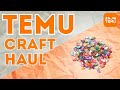 ASMR TEMU Craft Haul Unboxing | November 2024 Part 1 (No Talking No Music)
