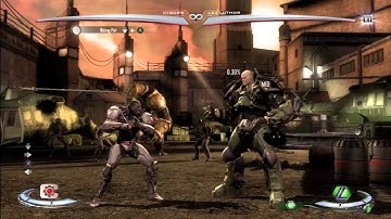 Injustice: Cyborg block string 1