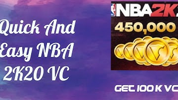 How To Make VC Quickly In NBA 2K20 My Career