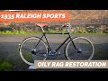 1935 Raleigh Sports Tourist - Vintage Bicycle "Oily Rag" Restoration