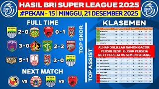Hasil Liga 1 Hari Ini - Persib vs Bhayangkara FC - Klasemen BRI Super League 2025 Terbaru