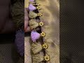 ಸೀರೆಗೆ ಸುಲಭವಾಗಿ ಹಾಕಿರುವ ಕುಚ್ಚು#trending #embroidery