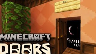 Escaping From Doors In Minecraft Bedrock edition 💀
