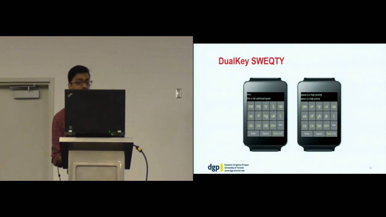 DualKey: Miniature Screen Text Entry via Finger Identification