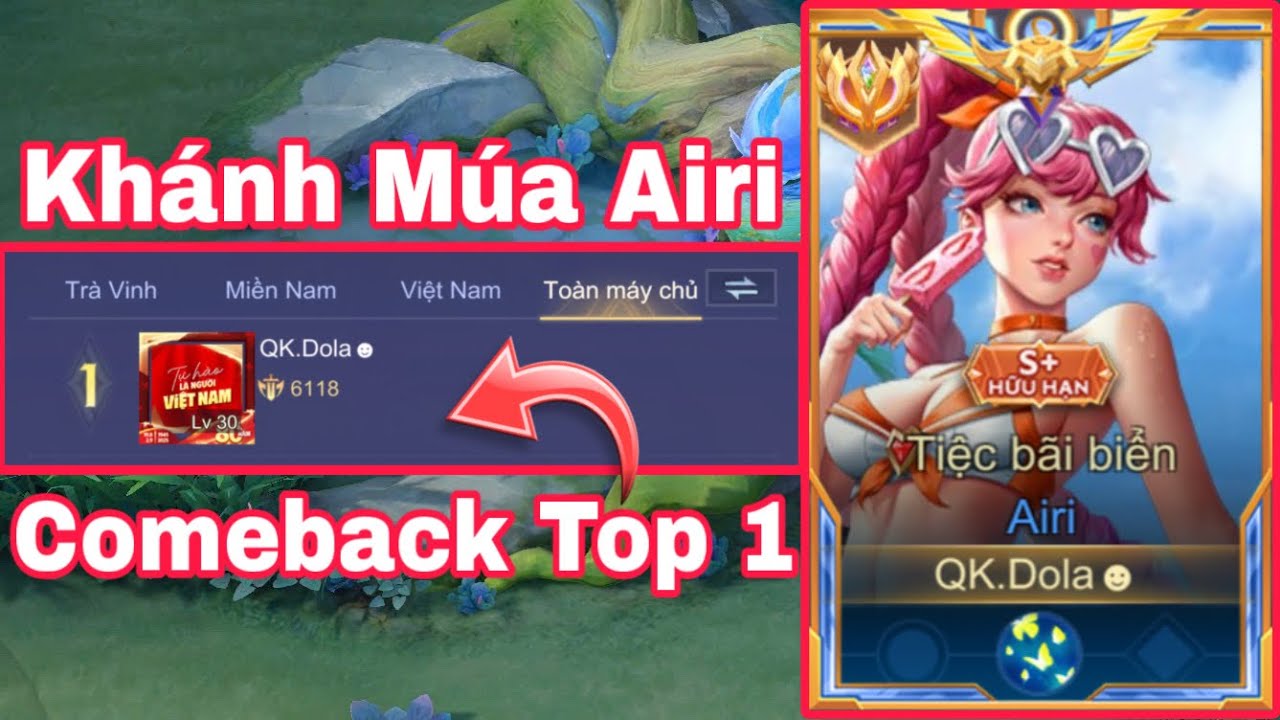 KHÁNH MÚA AIRI COMEBACK TOP 1 BXH TỔNG HỢP NHỮNG TRẬN ĐẤU HAY NHẤT CỦA AIRI 