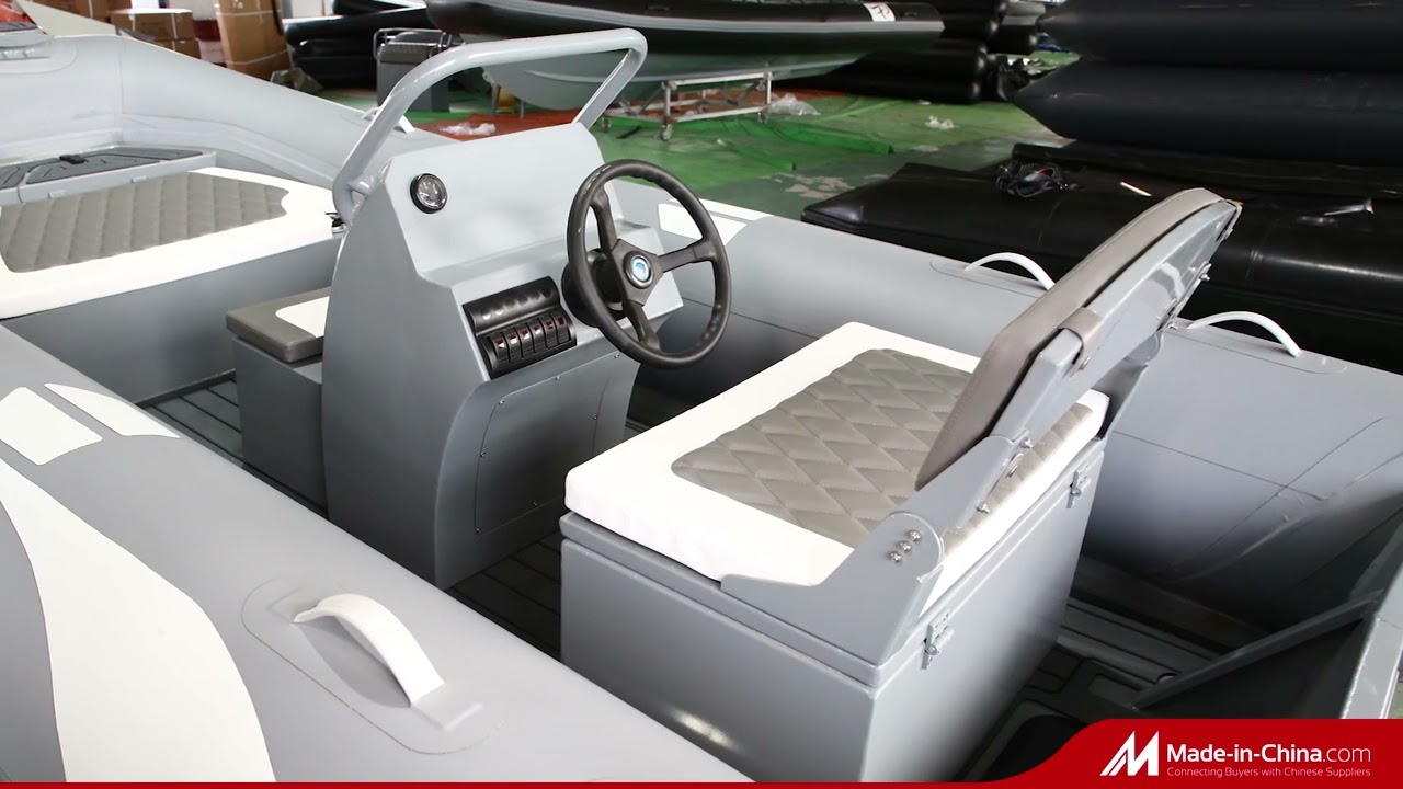 Luxury Comfortable Aluminum Rib Boat 420cm Bass Fishing Boats with Center Console, Aluminum Rib Boat