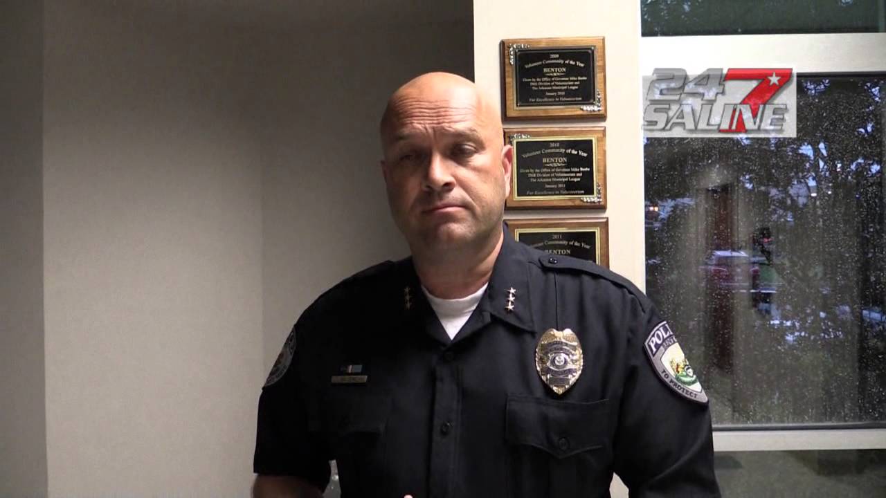 Benton Police Chief Kirk Lane YouTube