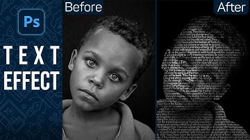 How to make a Text Typography Face Portrait in Photoshop - Photoshop Tutorial | Magnet Academy