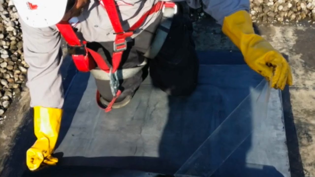 AtlasApex Roofing Inc. Cone Removal on Ballasted EPDM YouTube