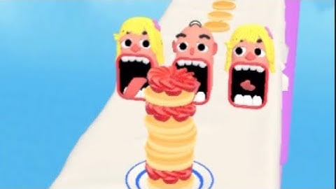 Pancake Run LVL 1 - 6 / Gameplay IOS