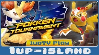 Pokken Tournament Gameplay [Braixen Vs Pikachu Libre] - Yokijirou vs Yoshi-1up