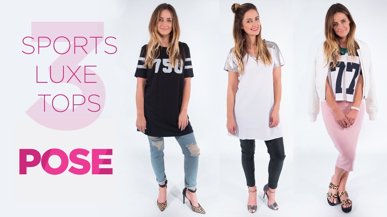 3 Ways To Wear Sports Luxe Tops High Street Edit S1E6/8 YouTube