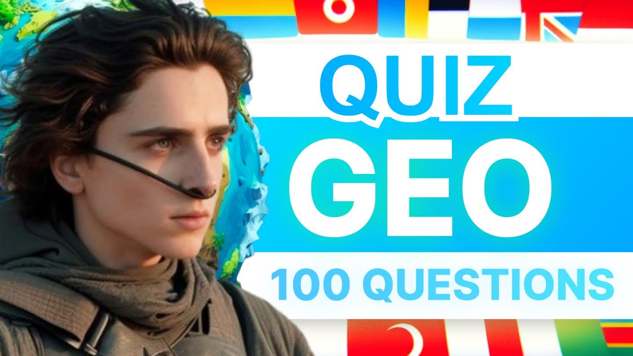 Quiz Pays du MONDE, niveau : DIFFICILE 👔 100 Questions 📐 Géographie