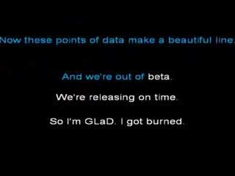 Portal - Still Alive with lyrics