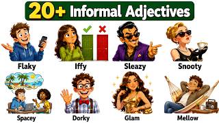 Informal English Adjectives for Daily Use Everyday English Vocabulary