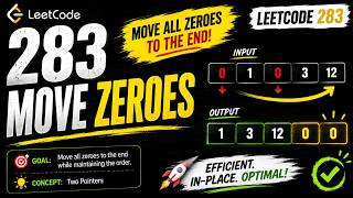 Move Zeroes | LeetCode #283 | #leetcode #cpp #coding #dsa