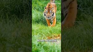 Harimau Sumatra: Raja Hutan yang Terancam Punah😱#shrots #faktahewan #faktaunik #shrots