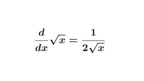 Derivative of √x || Derivative of square root of x ||Power rule of Differentiation