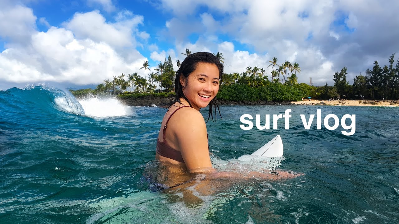 a week surfing on the north shore, hawaii 🌺