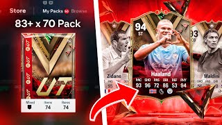 What do you get from 20 x 83+ x 70 Supreme Dynasties Packs?
