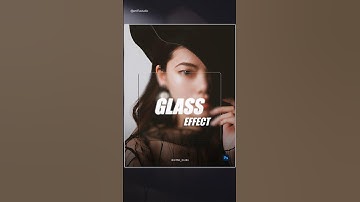 How to Add Glass Effect in Photoshop | step-by-step