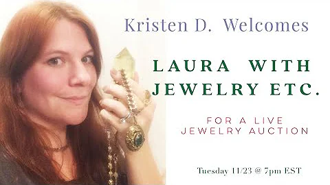 Welcome Laura with Jewelry Etc for a LIVE Jewelry ...
