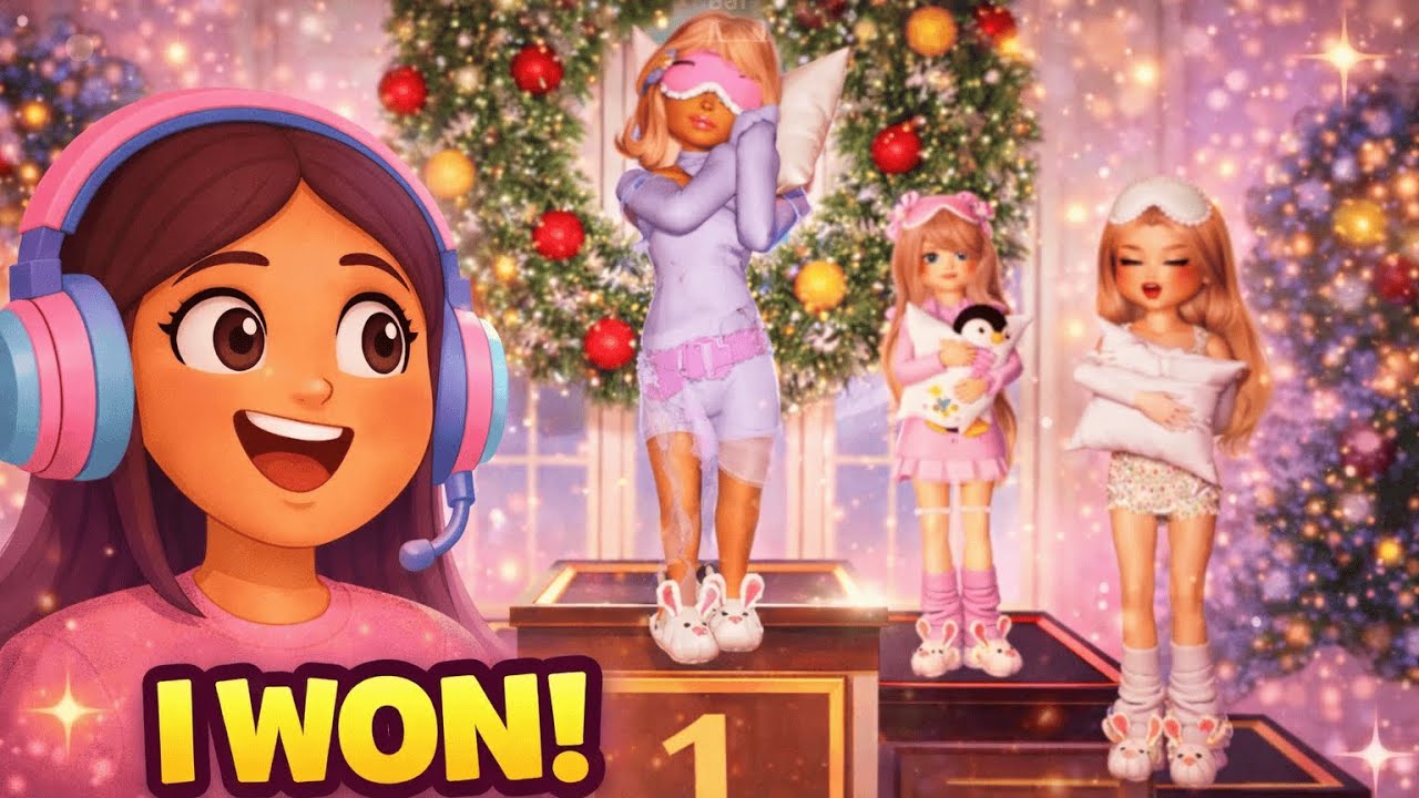 I WON FIRST PLACE 😱 ️ Sleepy Sunday | Dress to Impress Christmas Update