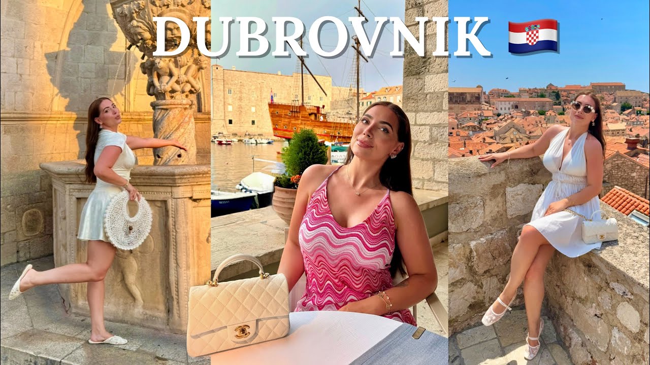 MY DREAM SUMMER IN DUBROVNIK 🇭🇷☀️ | Girls’ Holiday Travel Vlog Croatia- Outfits, Shopping, Sea Views
