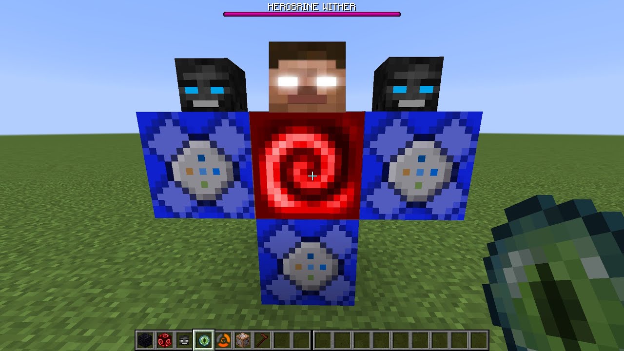 what if you create a SPIRAL WITHER ENDERS in MINECRAFT - YouTube