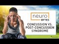 NeuroBytes: Concussion Versus Post-concussion Syndrome - American Academy of Neurology