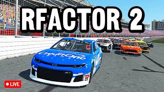 🔴 My First Time Racing NASCAR Atlanta In rFactor 2