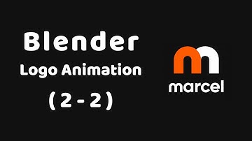 Animating 2D Logo in Blender - Marcel (2-2)