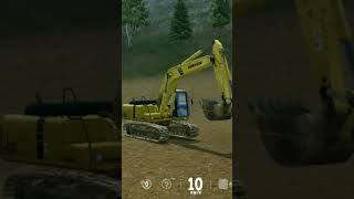 game excavator backhoe keruk tanah - heavy machine & mining simulator - android gameplay screenshot 3