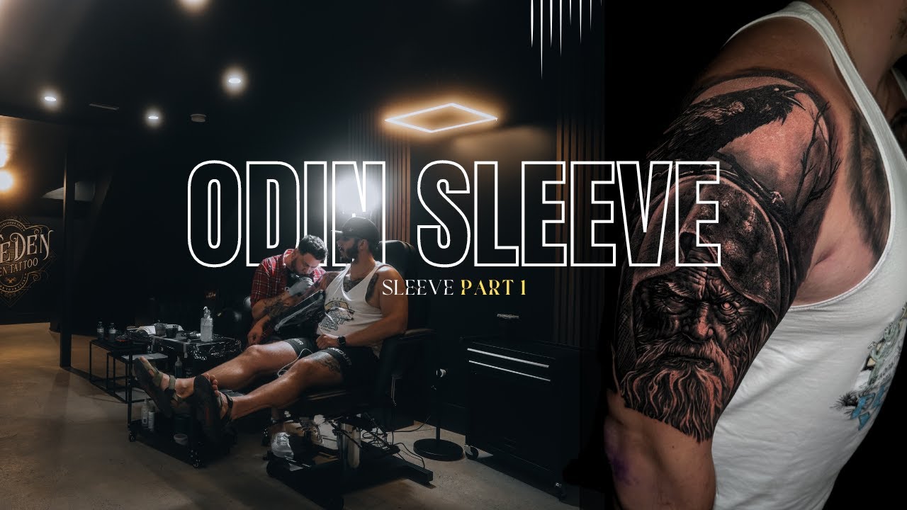 Viking Tattoo Design | Epic Odin Tattoo Sleeve
