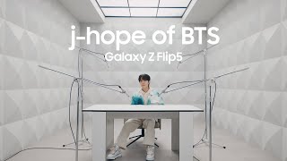 Galaxy x j-hope: Galaxy Z Flip5 I The stunning look, the first unveiling | Samsung Indonesia