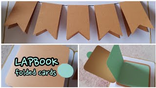 Lapbook Folded Cards