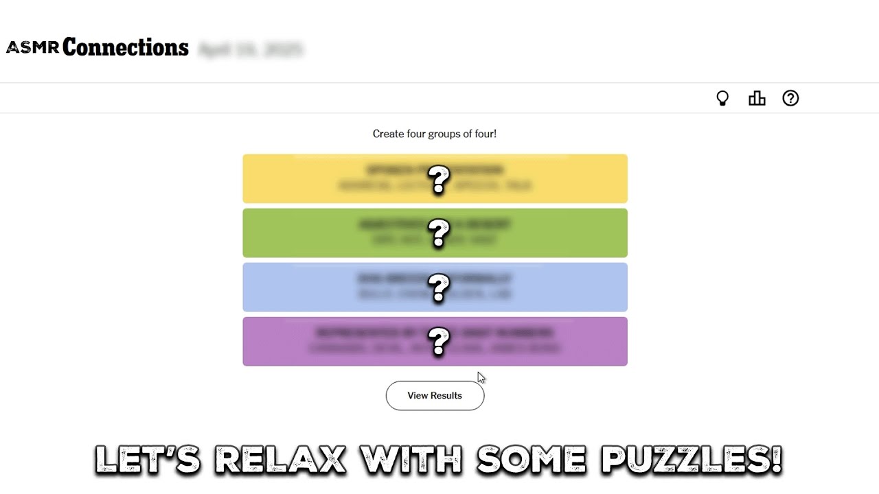 ASMR Can Wordle Give You Tingles Playing NYT Puzzle Games Wordle Asmr can wordle give you tingles playing nyt puzzle games wordle