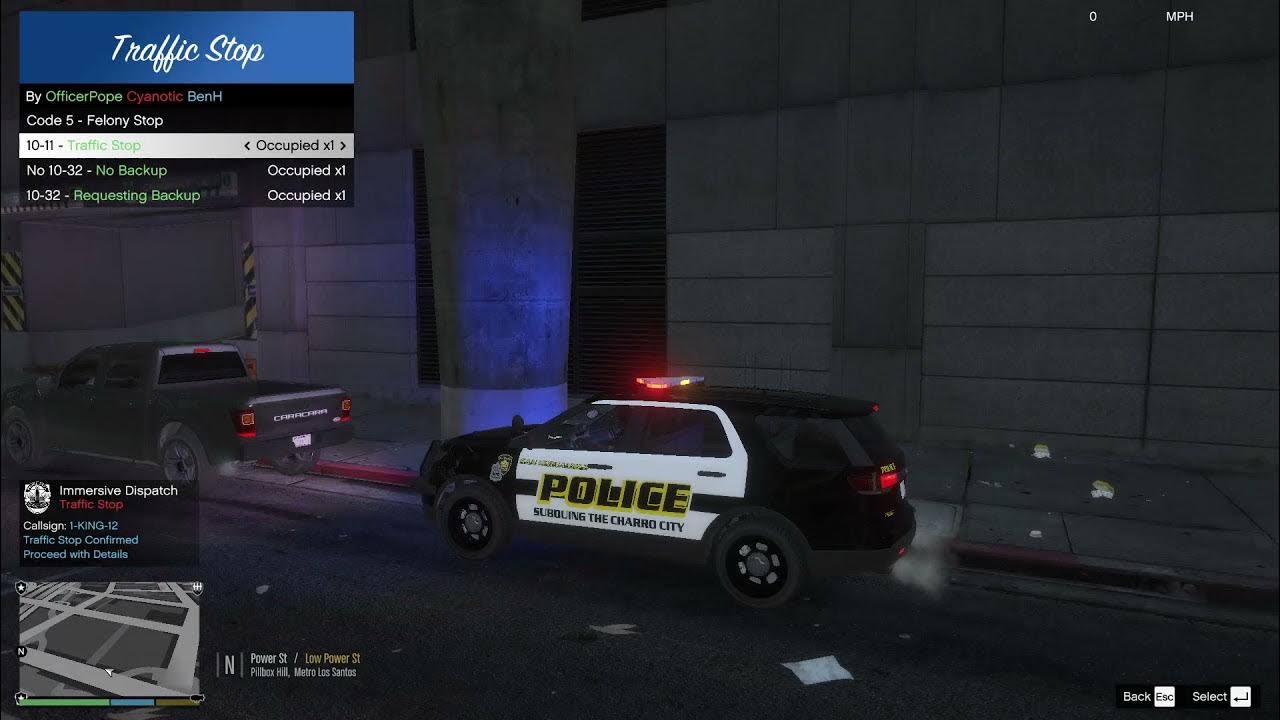 Near Death Traffic Stop LSPDFR YouTube