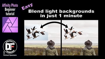 Quick tip blend light backgrounds Affinity Photo beginners tutorial
