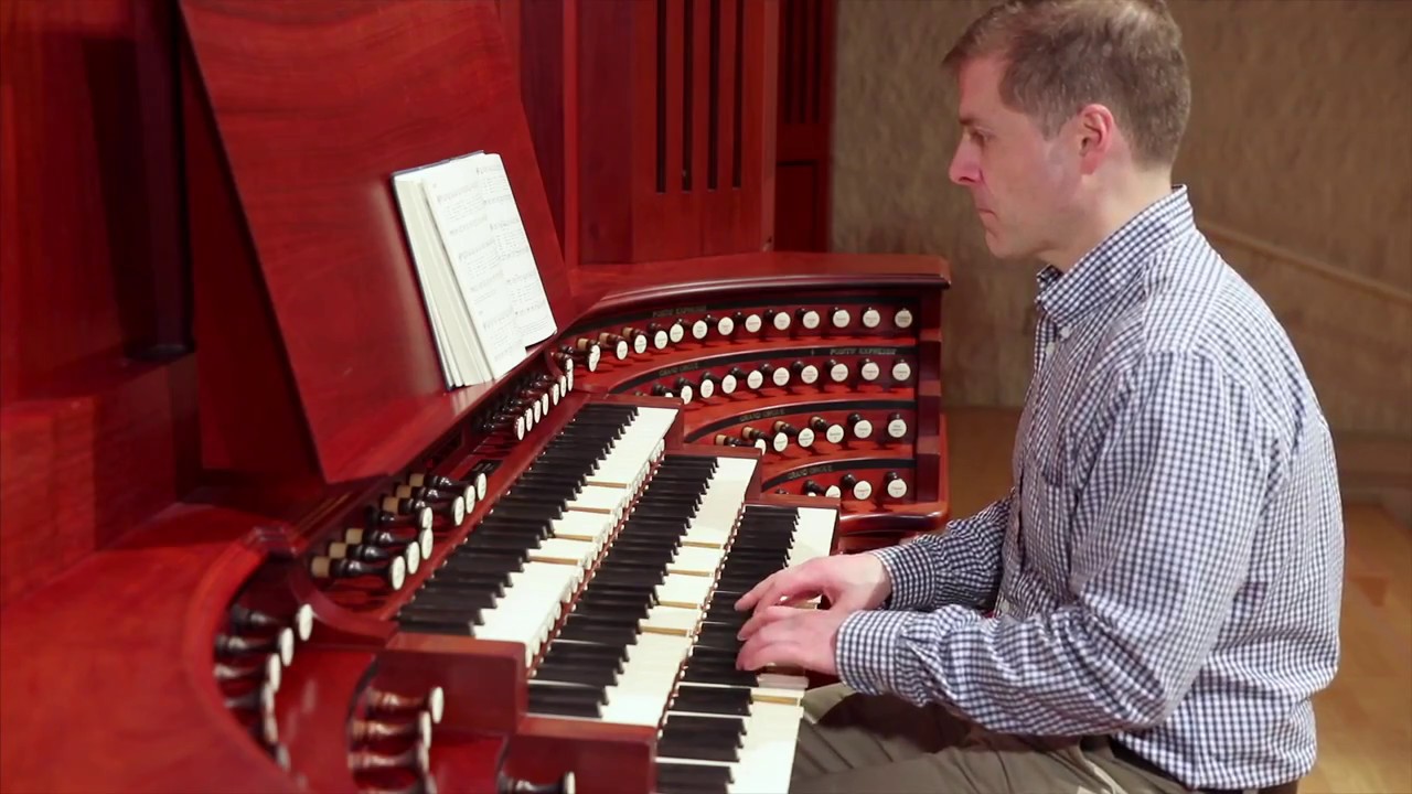 Joe Vitacco playing the hymn O Sacred Head the Fisk/Rosales Pipe Organ