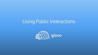Public Interactions