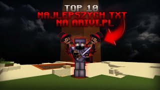 10 NAJLEPSZYCH TXT NA ARIVI.PL | PACK FOLDER RELEASE | TXT PVP | GILDIA BULL