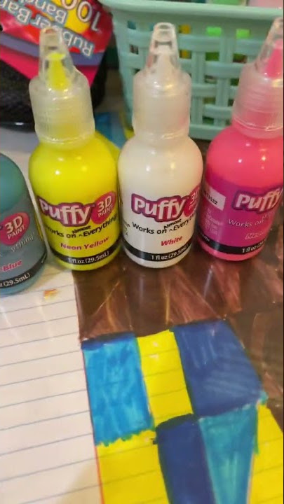 How To Activate Puffy & Glow Dimensional Fabric Paint