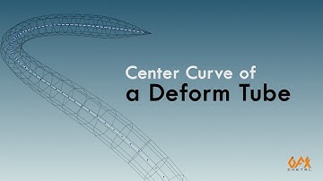 Houdini 튜토리얼 | 변형 튜브의 중심 곡선 생성