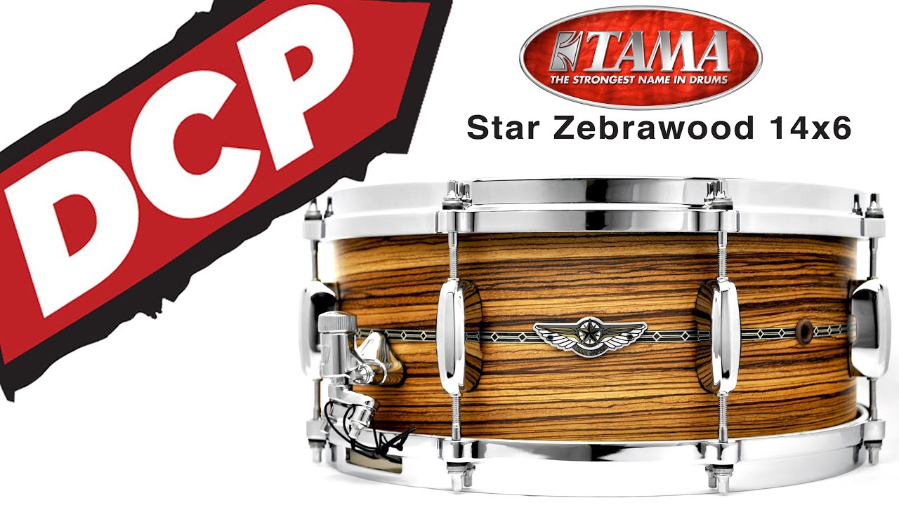 DCP Review: Tama Star Snare Drum Zebrawood 14x6 - YouTube